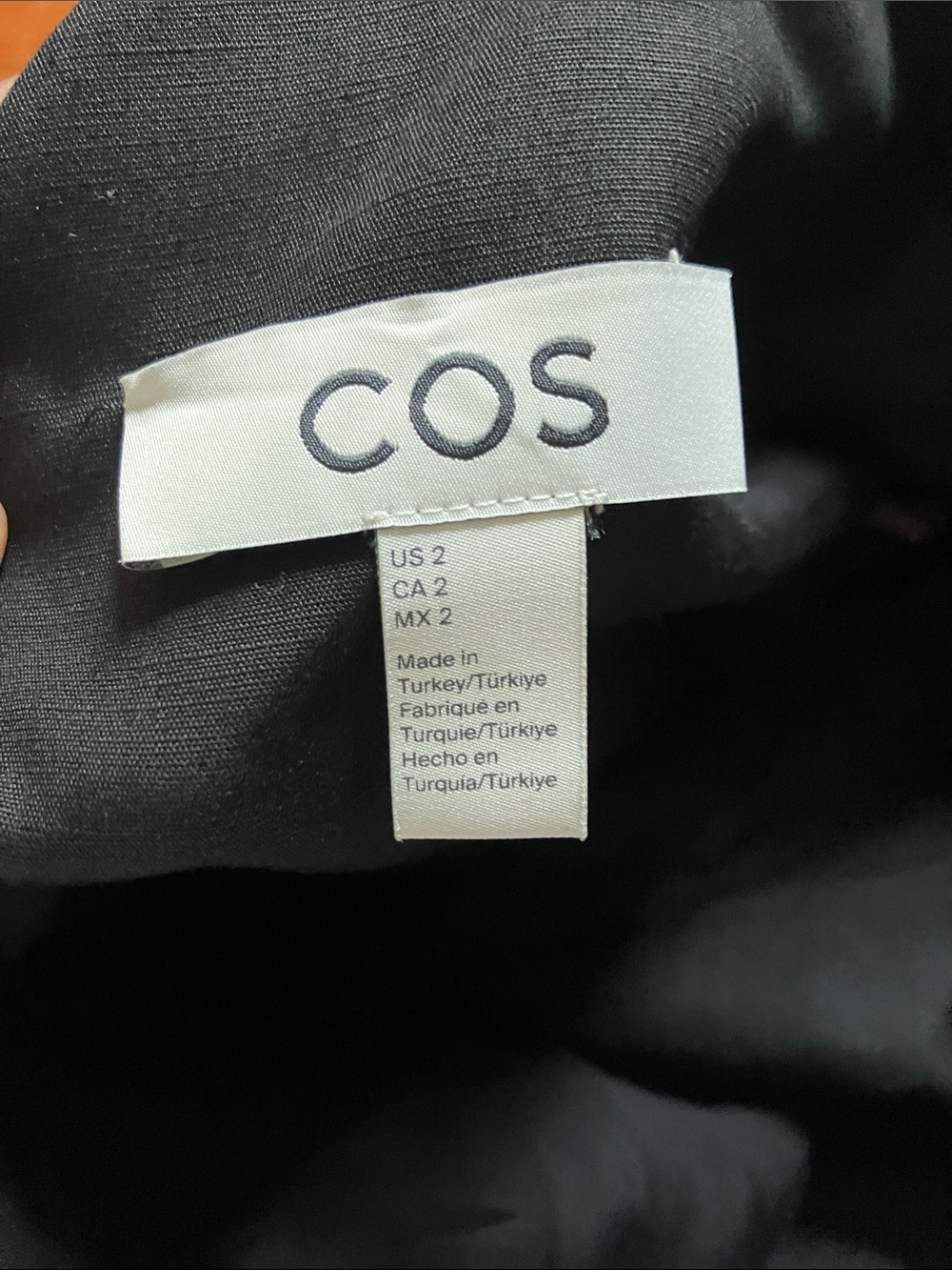 COS Linen Blend Twist Back Top - Picture 6 of 9